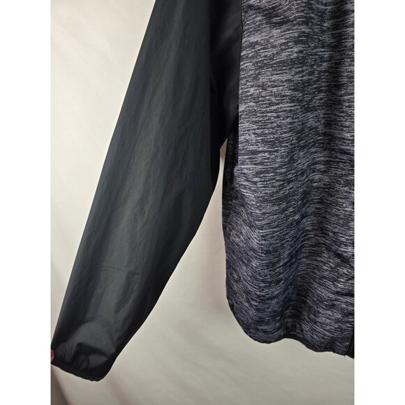 Callaway Jacket Men's Size Medium Gray Mesh Lined Full Zip Windbreaker Hooded - Picture 5 of 12